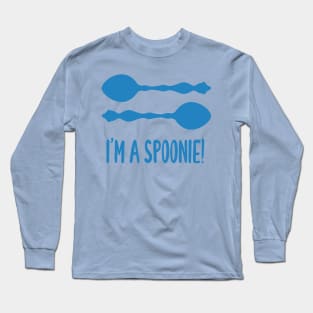 I'm A Spoonie! (Blue) Long Sleeve T-Shirt